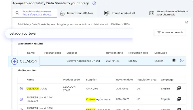 sds search here image